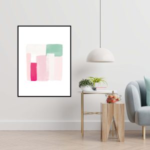 Quadro - Caio Loures - Pink And Green 4