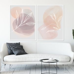 Dupla de Quadros - Aguada Pastel 1 E 3