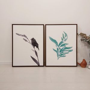 Dupla de Quadros - Pouso Leve e Organique 9