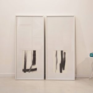 Dupla de Quadros - Traços e Minimalistas