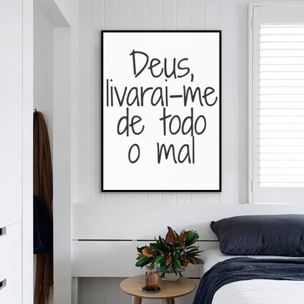 Quadro - My Favorite Arts - Deus Livrai Me De Todo O Mal