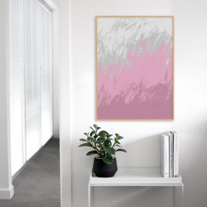 Quadro - Jéfi Zavarize - Degradê Rosa