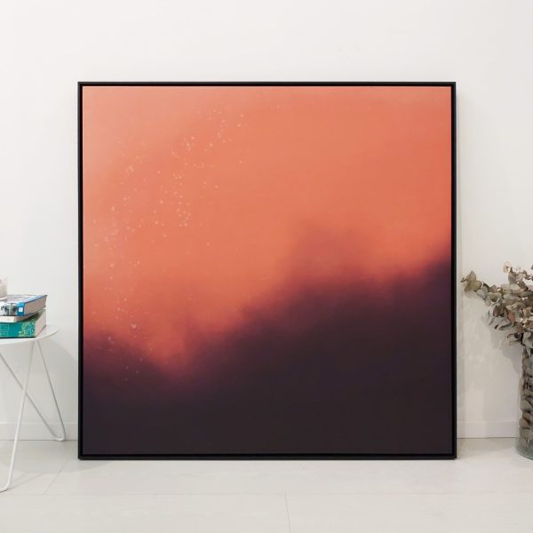 Quadro - Michel Fraitag - Abstrato Pôr do Sol no Deserto