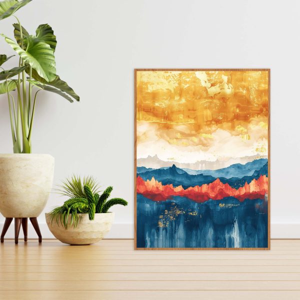 Quadro - Uillian Rius - Abstract Gold 366A