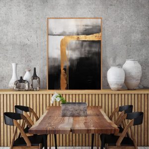 Quadro - Uillian Rius - Abstract Gold 376A