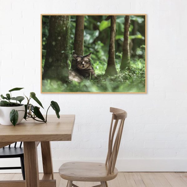 Quadro - WL Photo Art - Gato Na Floresta