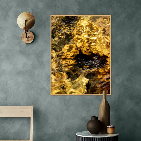 Quadro - WL Photo Art - Gold Water 3 - Image 2