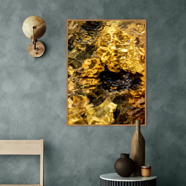 Quadro - WL Photo Art - Gold Water 3