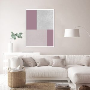 Quadro - Di Quadri - Geométrico Pink 01