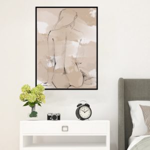 Quadro - Di Quadri - Mulher De Costas