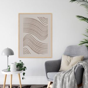 Quadro - Di Quadri - Ondas E Linhas