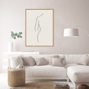 Quadro - Di Quadri - Silhueta Corpo Mulher