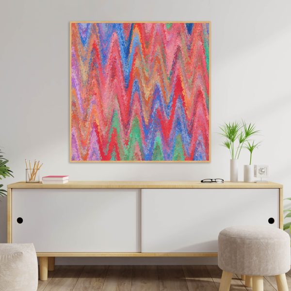 Quadro - Letícia Barros - Ondas Coloridas