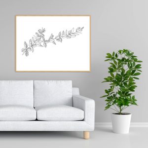 Quadro - Luli Reis - Ramo Nanquim