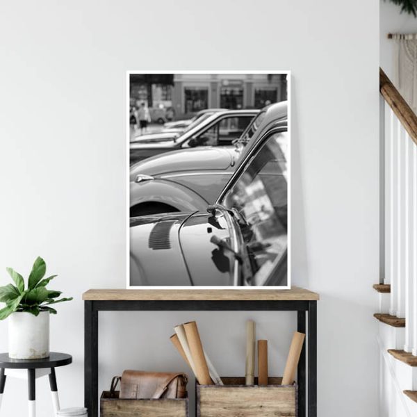 Quadro - Michel Fraitag - Carros Antigos E Chaminés 1 - Image 3