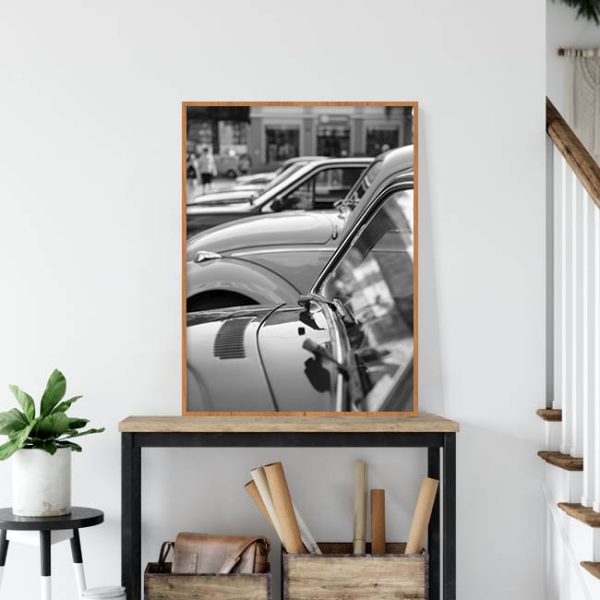 Quadro - Michel Fraitag - Carros Antigos E Chaminés 1 - Image 2