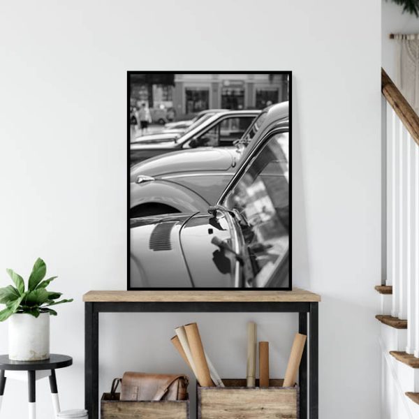 Quadro - Michel Fraitag - Carros Antigos E Chaminés 1 - Image 4