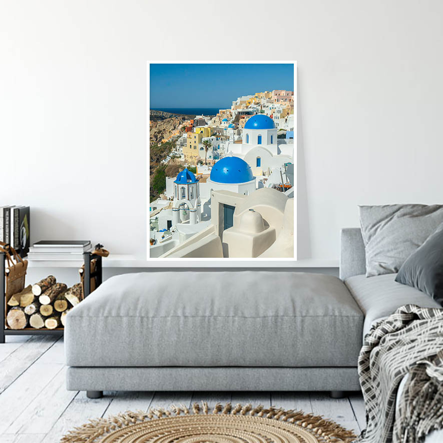 Quadro - Michel Fraitag - Santorini Em Três Cores 1 - Imagem 3