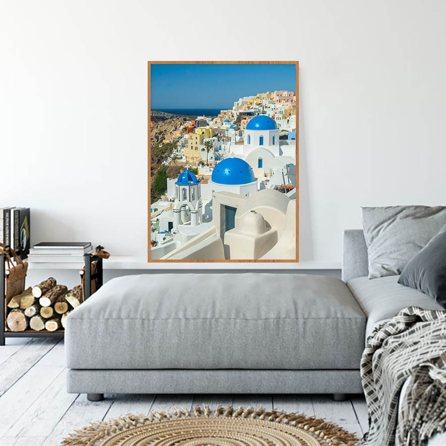 Quadro - Michel Fraitag - Santorini Em Três Cores 1 - Imagem 2