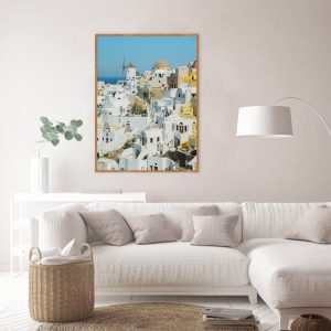 Quadro - Michel Fraitag - Santorini Em Três Cores 4