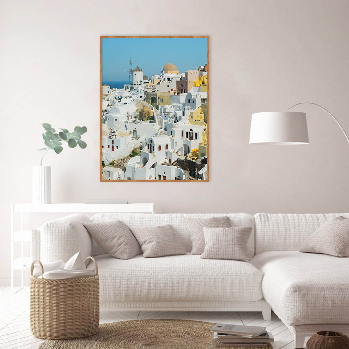 Quadro - Michel Fraitag - Santorini Em Três Cores 4