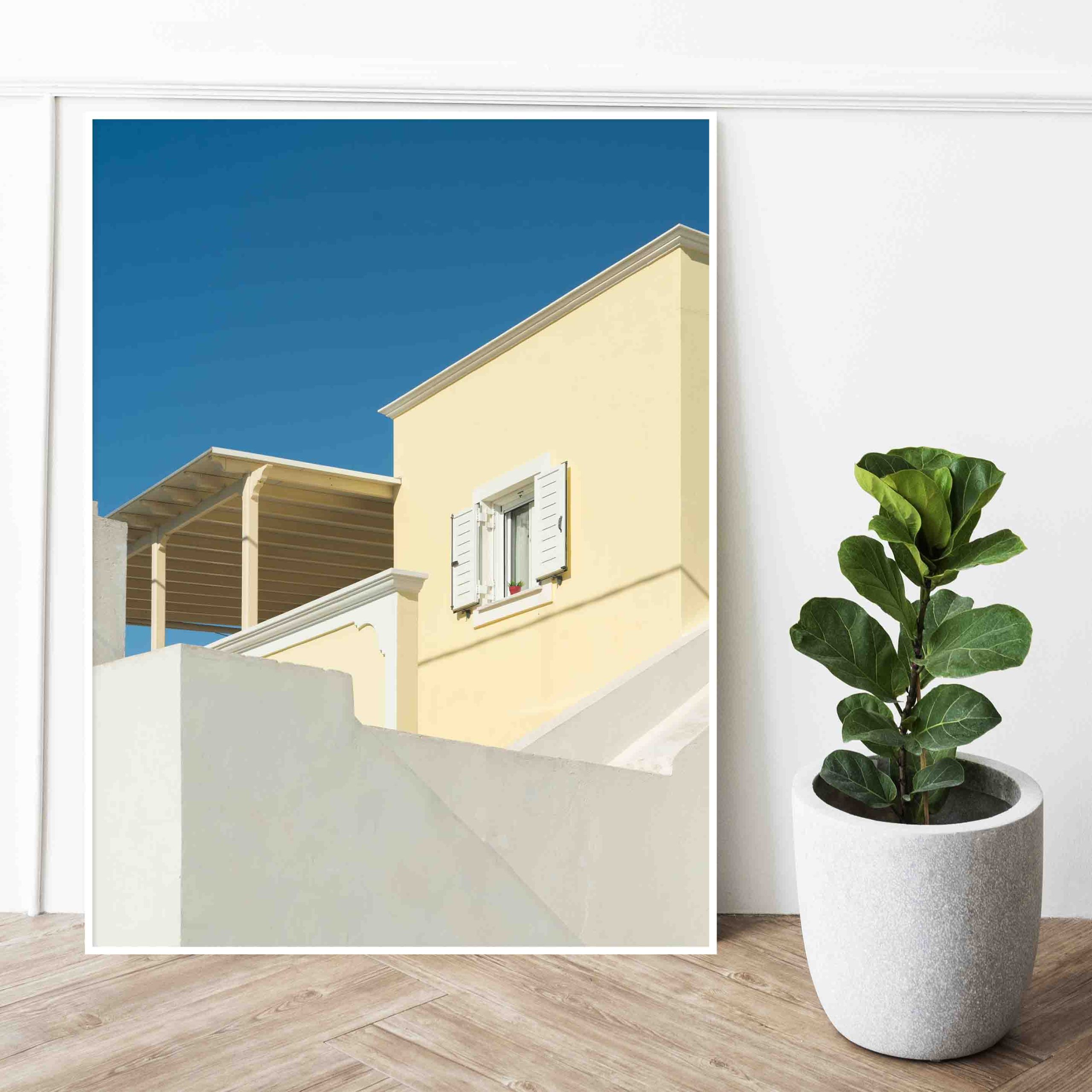 Quadro - Michel Fraitag - Santorini Em Três Cores 6 - Imagem 4