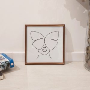 Quadro - Di Quadri - Rosto Mulher Borboleta