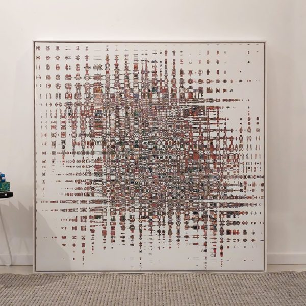 Quadro - Letícia Barros - Reflexo em cores brancas