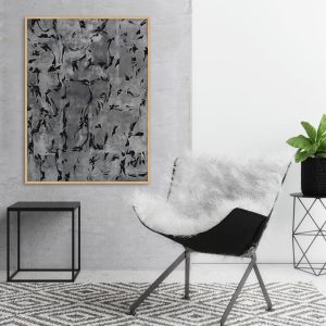 Quadro - Lillian Bessa - Cinza