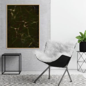 Quadro - Lillian Bessa - Preto Verde Dourado
