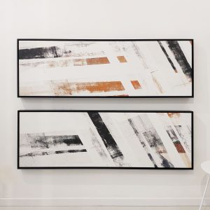 Dupla de Quadros - Pati Costa - BS Ocre e Preto 02