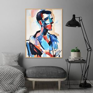 Quadro - Antônia Pereira - Azul De Solidão