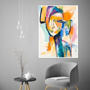 Quadro - Antônia Pereira - Esperando Com Laranja Nos Olhos