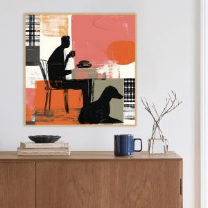 Quadro - Antônia Pereira - O Cão Que Observa O Mundo