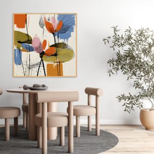 Quadro - Antônia Pereira - Pétalas Em Paralelo