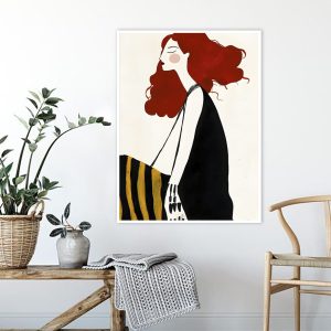 Quadro - Antônia Pereira - Silêncio Em Vermelho