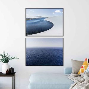 Quadro - Giba Souza - Lagoa Azul E Oceano Infinito