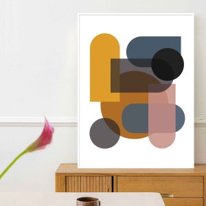 Quadro - Michel Fraitag - Sobreposição de Formas 4