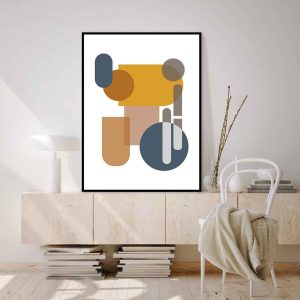 Quadro - Michel Fraitag - Sobreposição de Formas 5