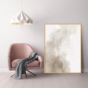 Quadro - Pati Costa - Aquarelado Bege 01