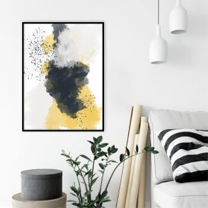 Quadro - Rachel Moya - Abstrato Amarelo