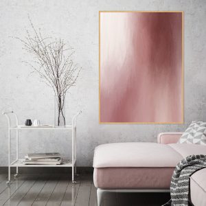 Quadro - Rachel Moya - Abstrato Bordô