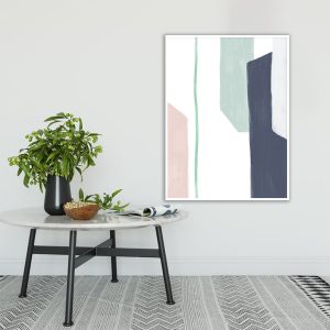 Quadro - Rachel Moya - Abstrato Geométrico Verde