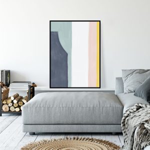 Quadro - Rachel Moya - Abstrato Minimalista Colorido