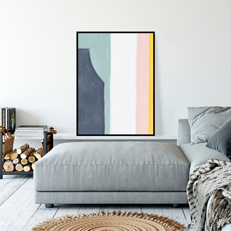 Quadro - Rachel Moya - Abstrato Minimalista Colorido