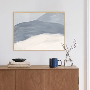 Quadro - Rachel Moya - Aquarela Tons De Azul