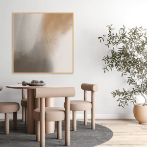 Quadro - Rachel Moya - Autumm Fog Neutral Quadrado