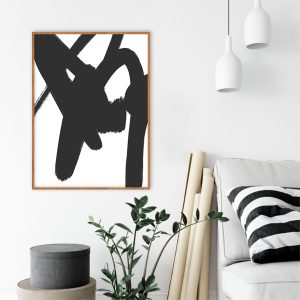 Quadro - Rachel Moya - Black Strokes N 02