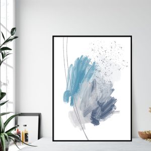 Quadro - Rachel Moya - Blue Strokes