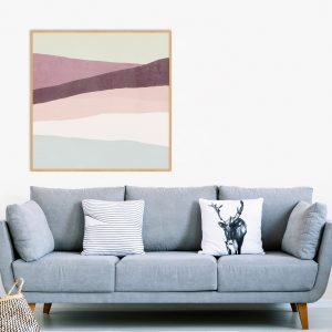 Quadro - Rachel Moya - Colorful Landscape Quadrado